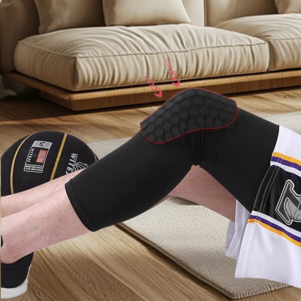 2 rodilleras de compresión para piernas largas,