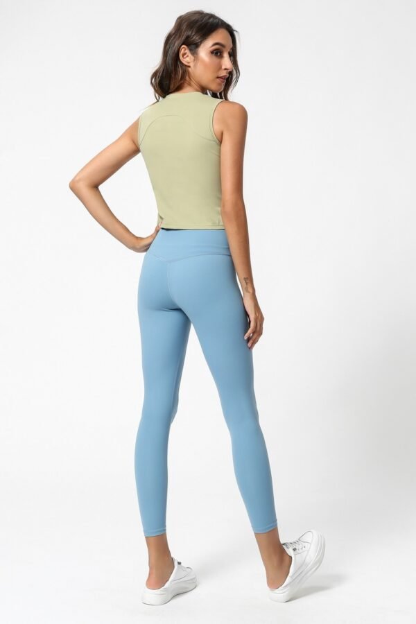 Chaleco de yoga con cordones para mujer