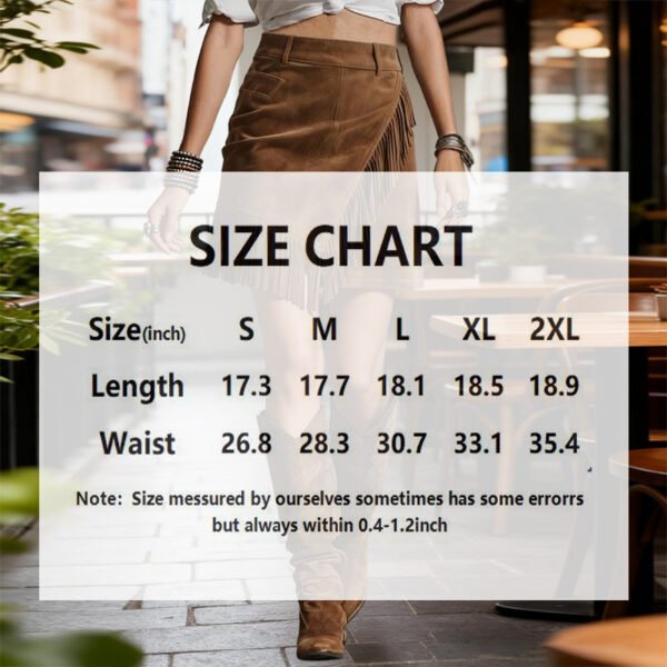 Minifalda estilo occidental para mujer