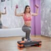 Plataforma de cardio con escalones