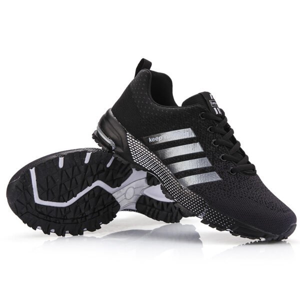 Zapatillas deportivas informales de malla tejida transpirables