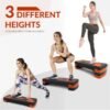 Plataforma de cardio con escalones