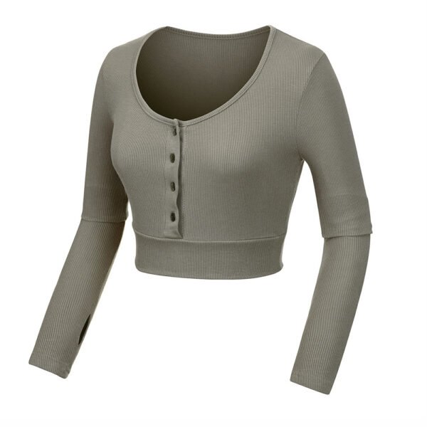 camiseta de manga larga para mujer