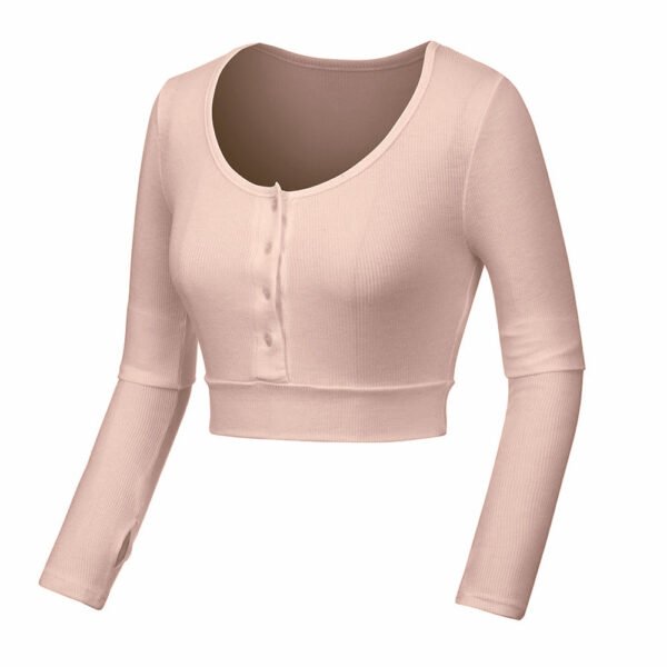 camiseta de manga larga para mujer