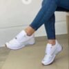 Zapatos planos informales con cordones para mujer
