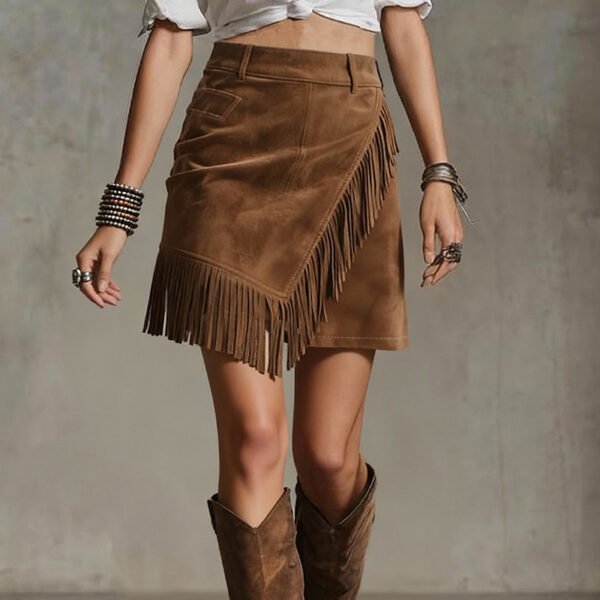 Minifalda estilo occidental para mujer