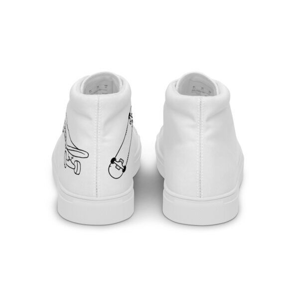 Zapatillas de lona de caña alta para hombre