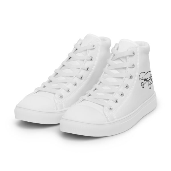 Zapatillas de lona de caña alta para hombre