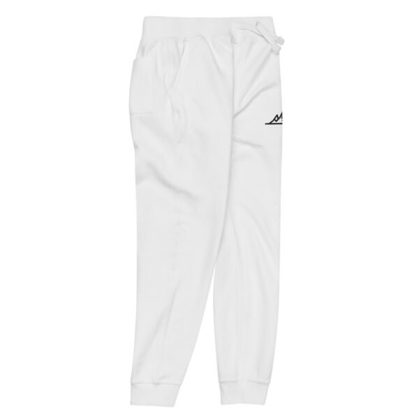 unisex-fleece-sweatpants-white-front-right-692cb45b28074.jpg Pantalón de chándal unisex