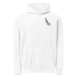 Unisex garment-dyed hoodie