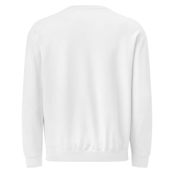 Unisex garment-dyed fleece crewneck sweatshirt