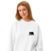 Unisex garment-dyed fleece crewneck sweatshirt