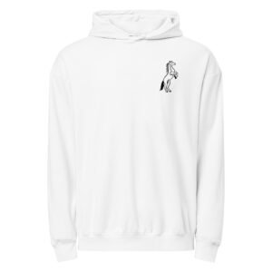 Unisex garment-dyed lightweight hoodie