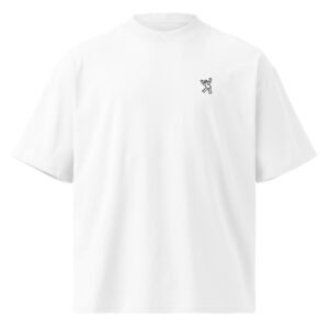 Camiseta oversize orgánica de cuello alto unisex