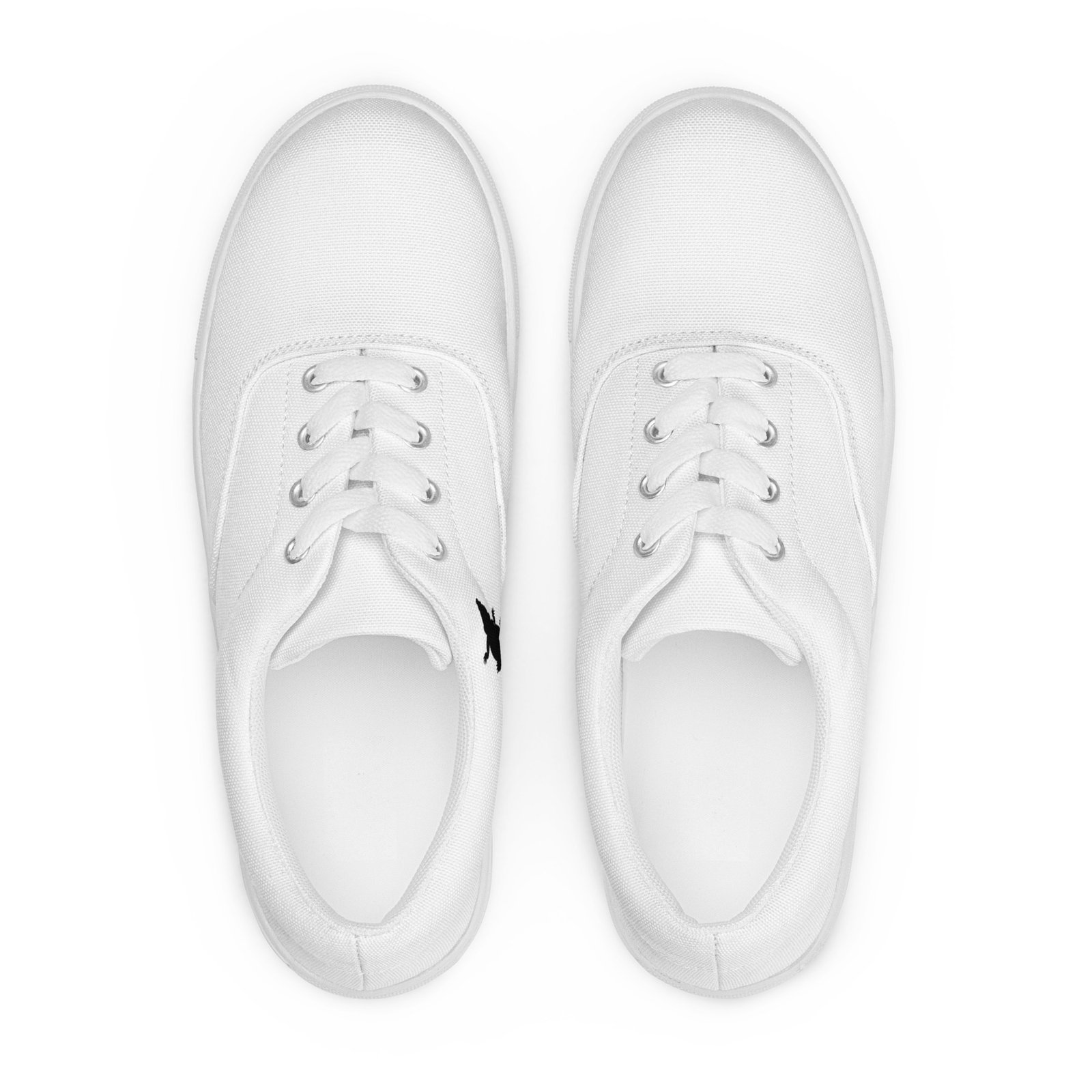 Zapatillas de lona con cordones para mujer