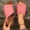 026e34b2-7978-48e8-9eb8-8a69e00dafe4.jpg Sandalias de cuña lisas de moda, zapatillas informales de verano con punta abierta