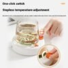 Posavasos magnético de calentamiento a temperatura constante para el hogar