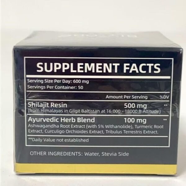 Gomitas de Shilajit Puro del Himalaya con Ashwagandha