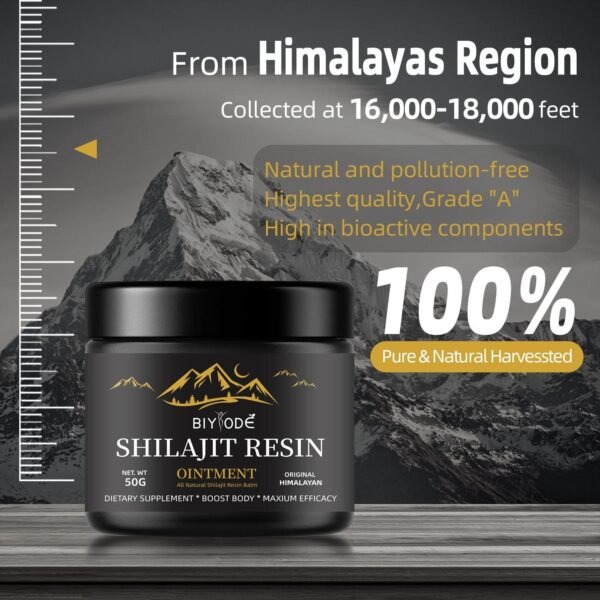 Gomitas de Shilajit Puro del Himalaya con Ashwagandha