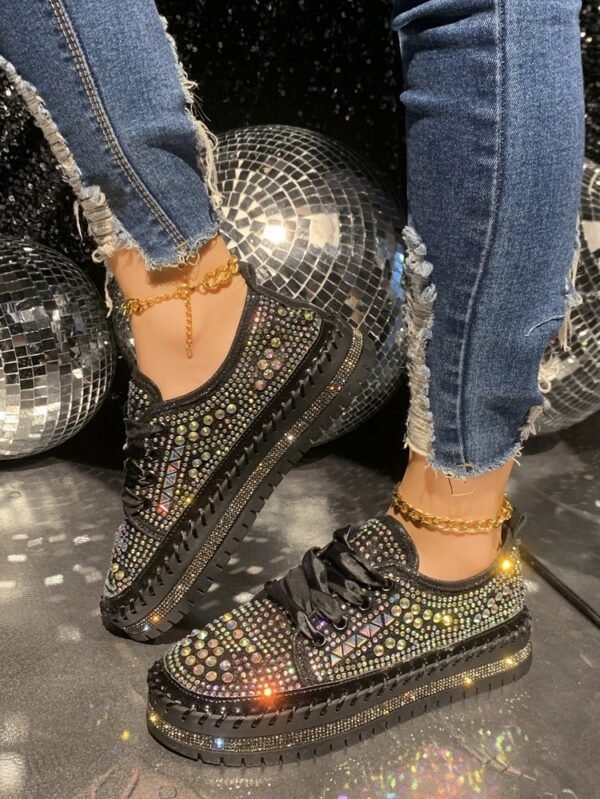 Mocasines blancos de talla grande para mujer