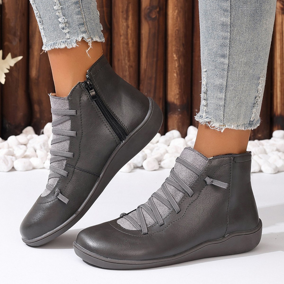 Botas Martin británicas de talla grande para mujer