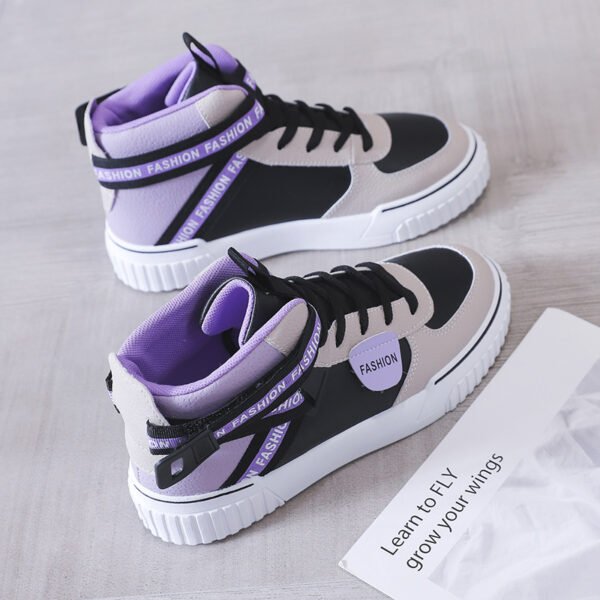 Zapatos deportivos de pizarra para estudiantes, para mujer