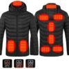 Nueva chaqueta calefactable, abrigo eléctrico USB