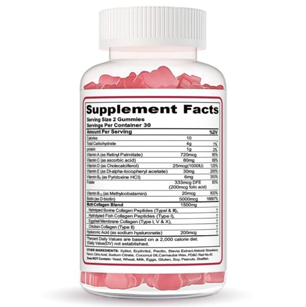 Gomitas de péptidos de colágeno