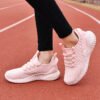 Zapatillas de deporte para correr de pareja tejidas voladoras de verano