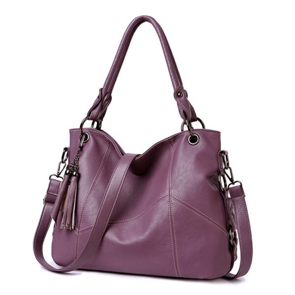 8d098ada-6978-4a71-a803-70fca66d7299.jpg Bolso bandolera portátil con borlas de PU y costuras de moda para mujer