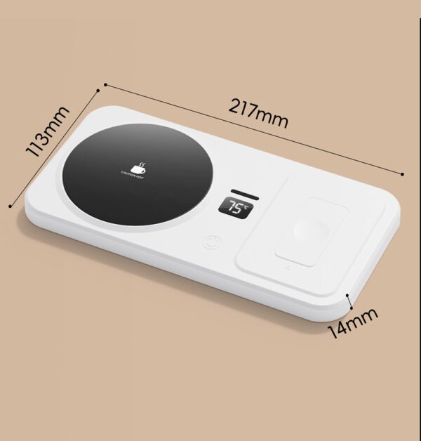 Base térmica inteligente multifuncional para tazas con carga inalámbrica