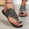 Sandalias de punta abatible para mujer