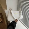 Bolso cuadrado pequeño de alta gama para mujer, de mano y con asa